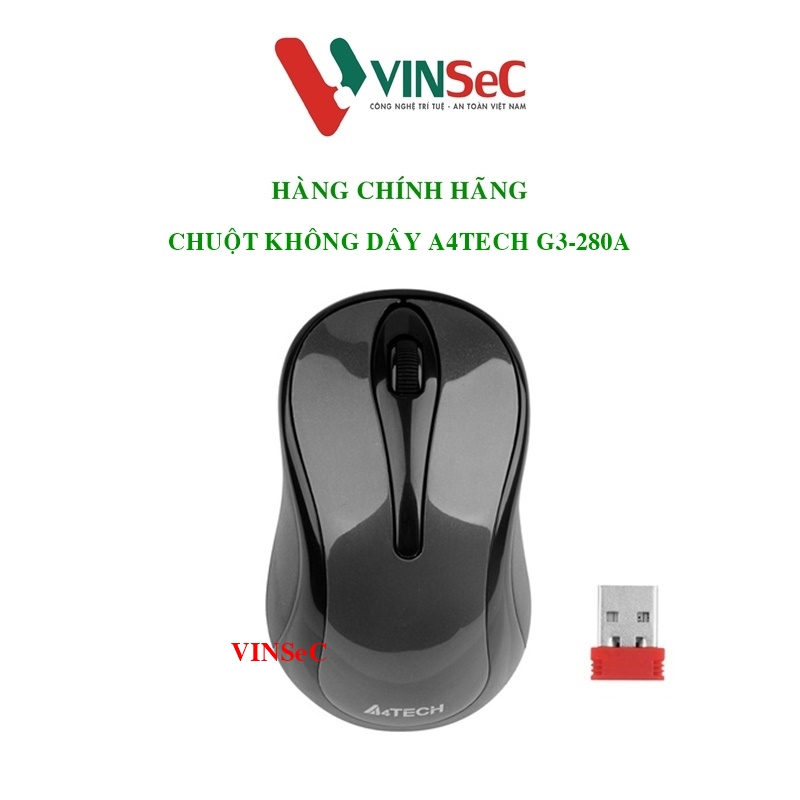 Chuột Không Dây A4Tech G3-280A - Hàng Chính Hãng