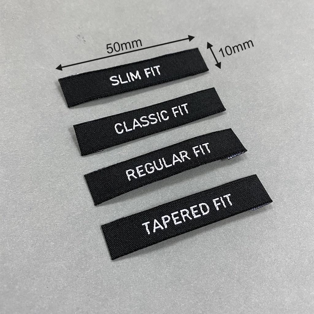 Slim fit tem nhãn dệt_50pcs
