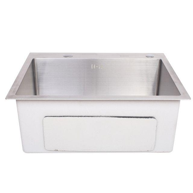 Chậu đúc INOX rửa chén 1 hố 60cm x 45cm