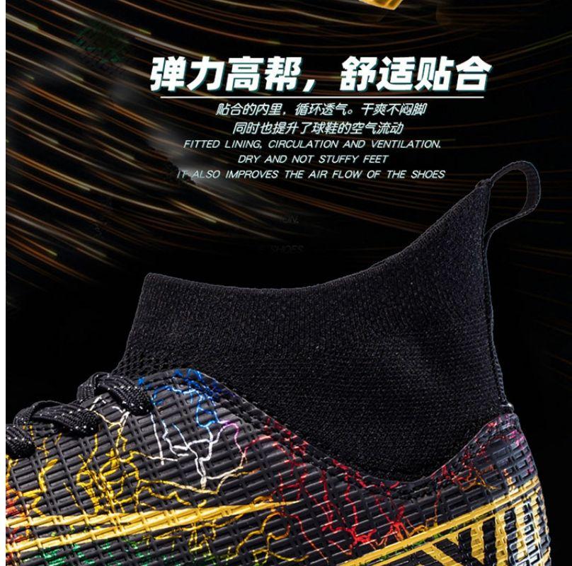 LCRTZKG 2023 Giày bóng đá Assassin mới cho nam giới World Cup AG Long Nail Race Đào tạo Giày cho nam giới và phụ nữ Sinh viên trẻ em Broken Nail