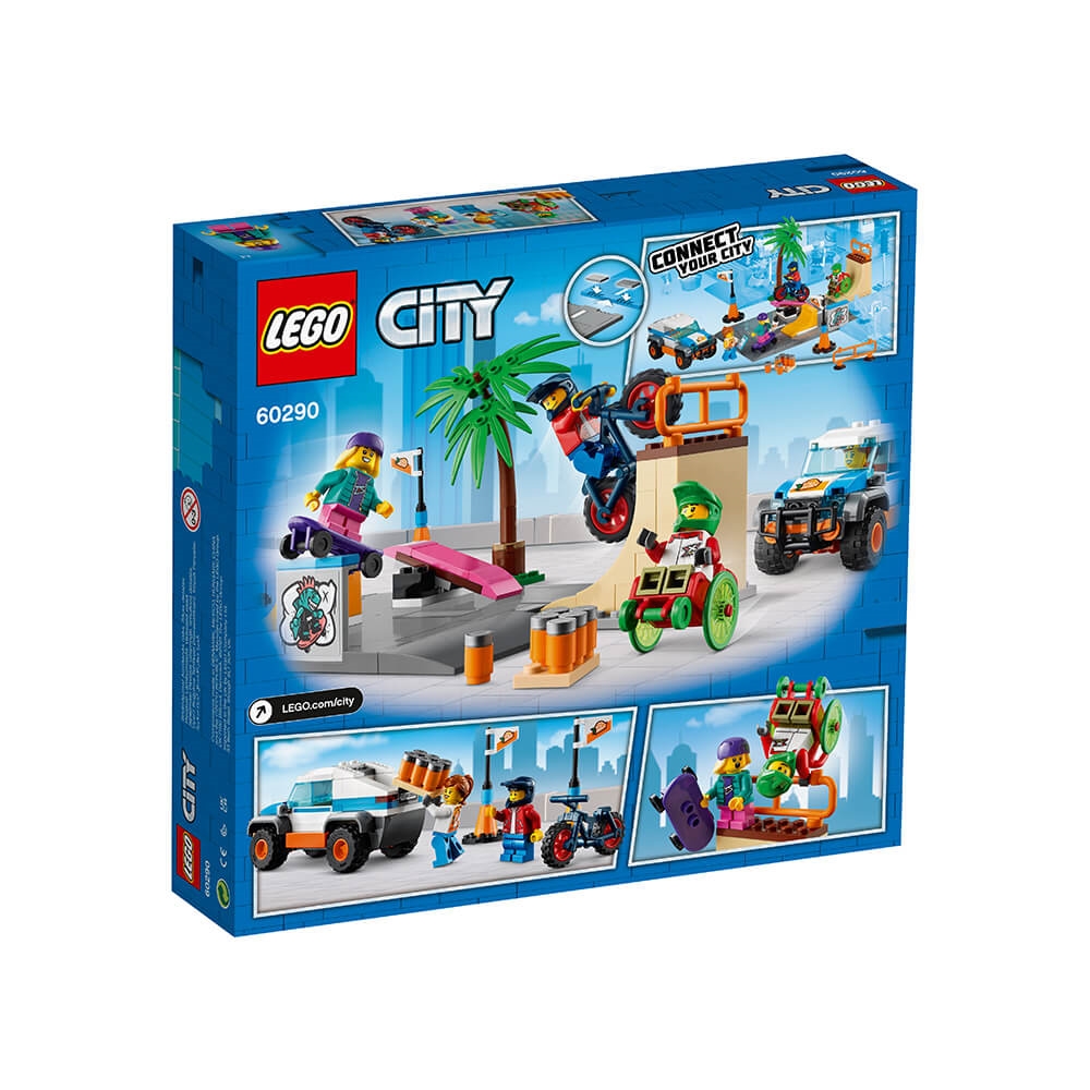 Đồ Chơi Lắp Ráp LEGO City Khu Vui Chơi Trượt Ván 60290 Cho Bé Trên 5 Tuổi