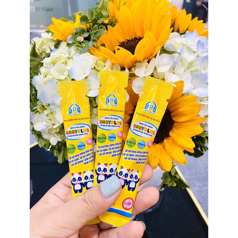 5 GÓI LẺ SIRO ĂN NGON BABY PLUS - Giúp bé hết biếng ăn, tiêu hóa tốt, tăng cân nhanh