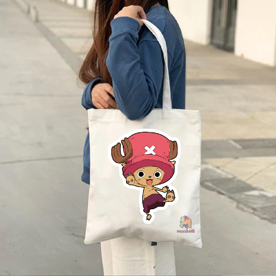 Túi Tote in hình chủ đề One Piece