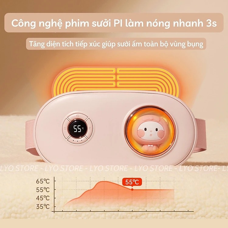 Đai massage bụng kinh Nguyệt
