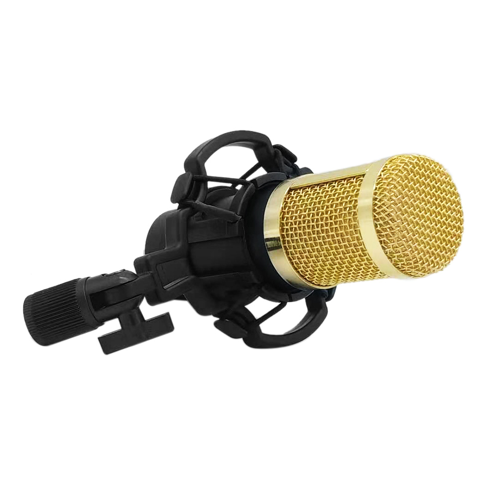 Bộ Micrô Ngưng Tụ Bm800 Độ Nhạy Cao Độ Ồn Thấp Cho Máy Tính Điện Thoại Di Động Studio Phát Trực Tiếp