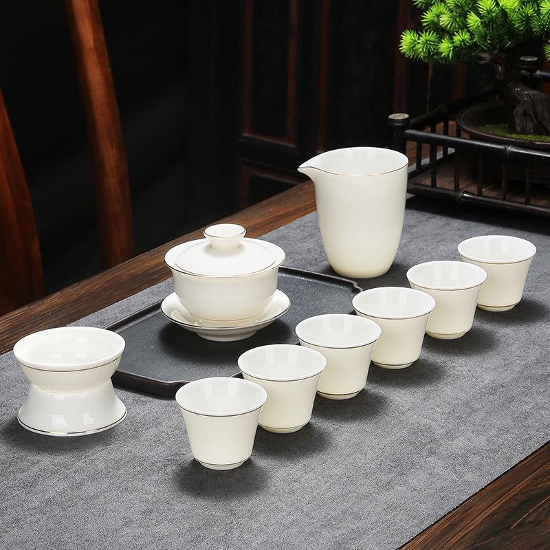 Bộ Thưởng Trà Đạo Gốm Sứ Yabline Kettle Cao Cấp kèm hộp đựng chống sóc