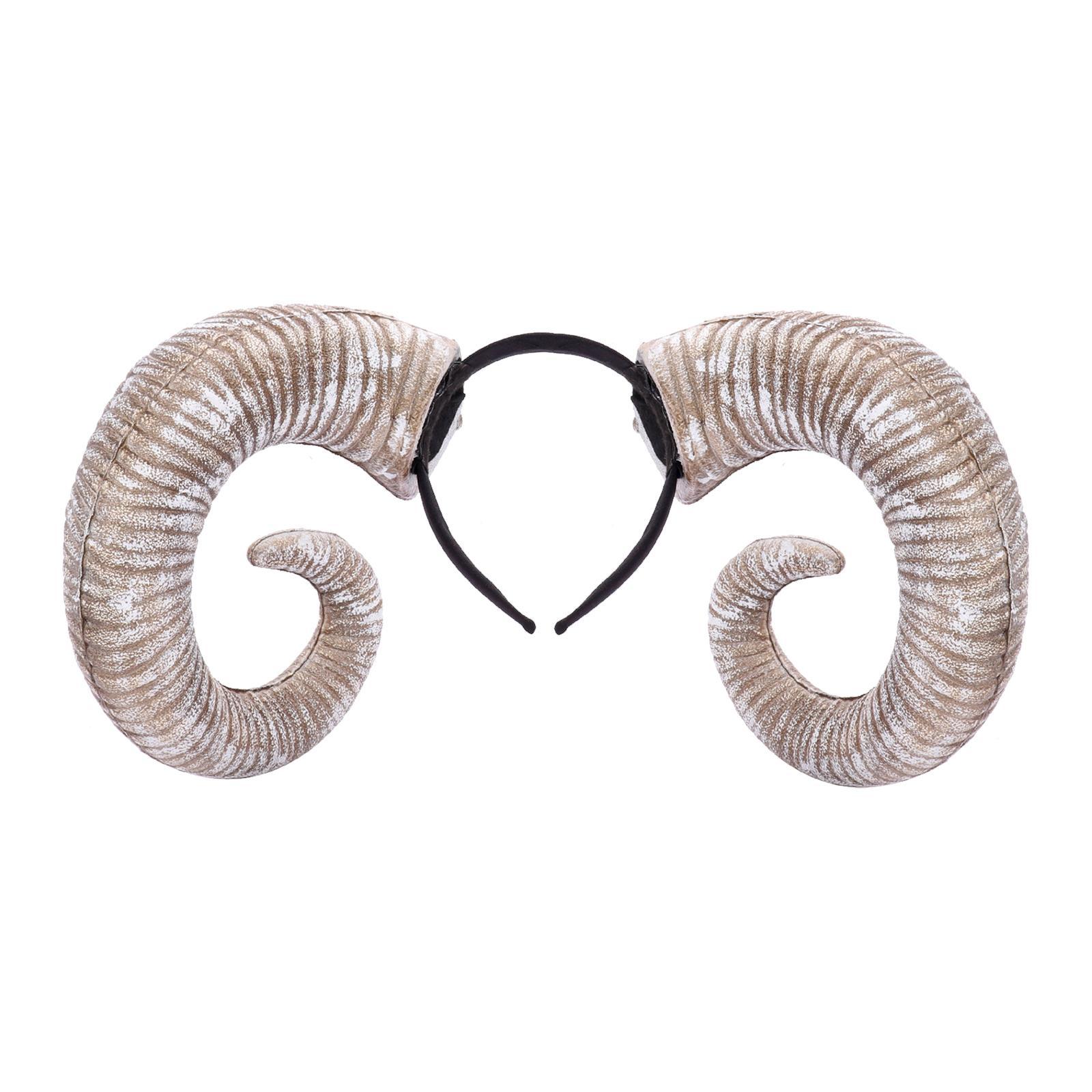 Devil Hair Band Hair Hoop Headband, Sheep Women Headpiece, for Party Decoration Fancy Dress Festival Halloween Dance Show