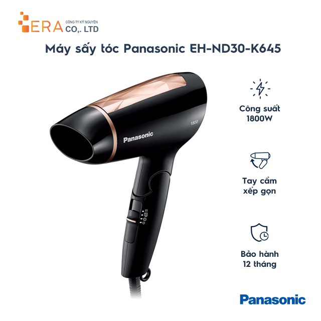 Máy Sấy Tóc Panasonic PAST-EH-ND30-K645 - Đen