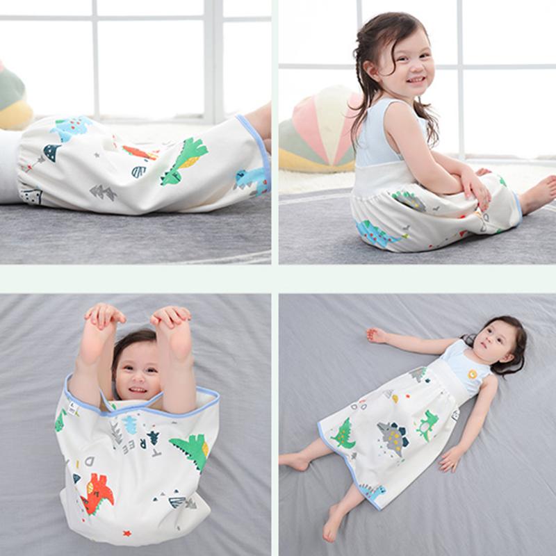 Tã váy bằng vải cotton chống thấm nước có thể giặt sạch tiện lợi cho bé gái