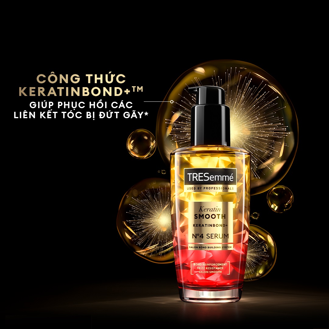 Serum Dưỡng Tóc Tresemme Keratin Smooth Keratinbond+ No 4 Serum 100ml