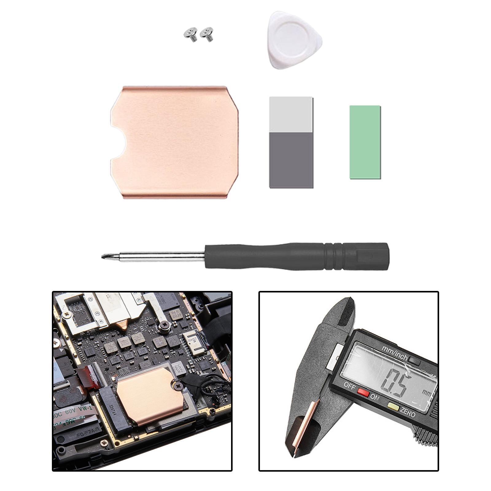 Thermal Pad , M.2  for 2230 SSD ,Cooling, Easy Installation, Screws Spare Parts Durable Heat Sink Copper Game Accessories