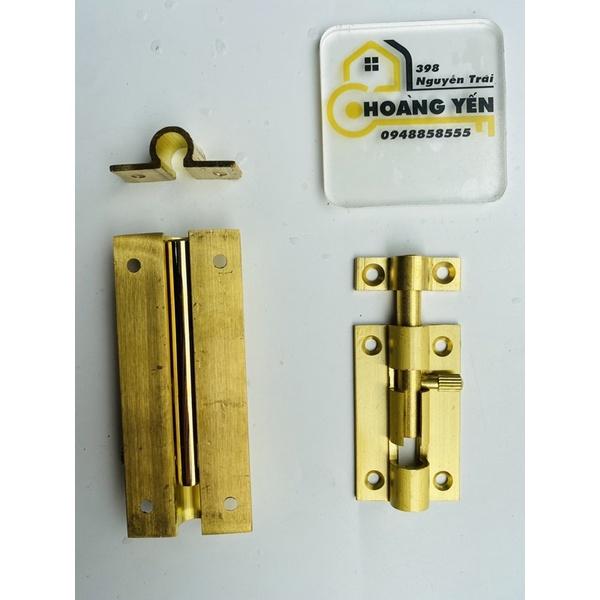 Chốt đồng cửa gỗ, chốt cửa sổ, ô thoáng bằng đồng 5cm & 7cm