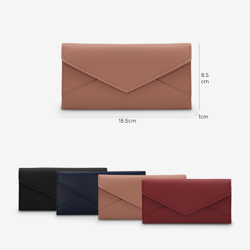 [QUÀ TẶNG - MÀU NGẪU NHIÊN] Ví nữ dài cầm tay IDIGO FW2-109-00