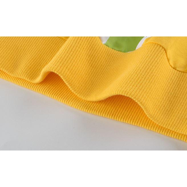 Áo trẻ em Khủng Long Nỉ Da Cá Cho Bé Chất Cotton cho bé từ 10-35kg