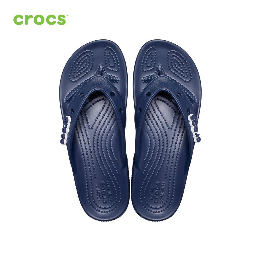 Dép xỏ ngón unisex Crocs FW Classic Flip U Navy - 207713-410