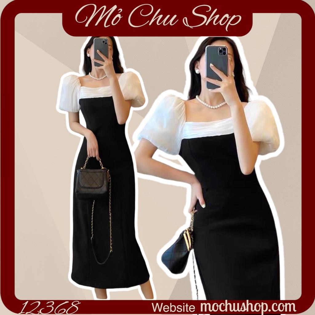 ĐẦM BODY TAY PHỒNG PHỐI TƠ 12368