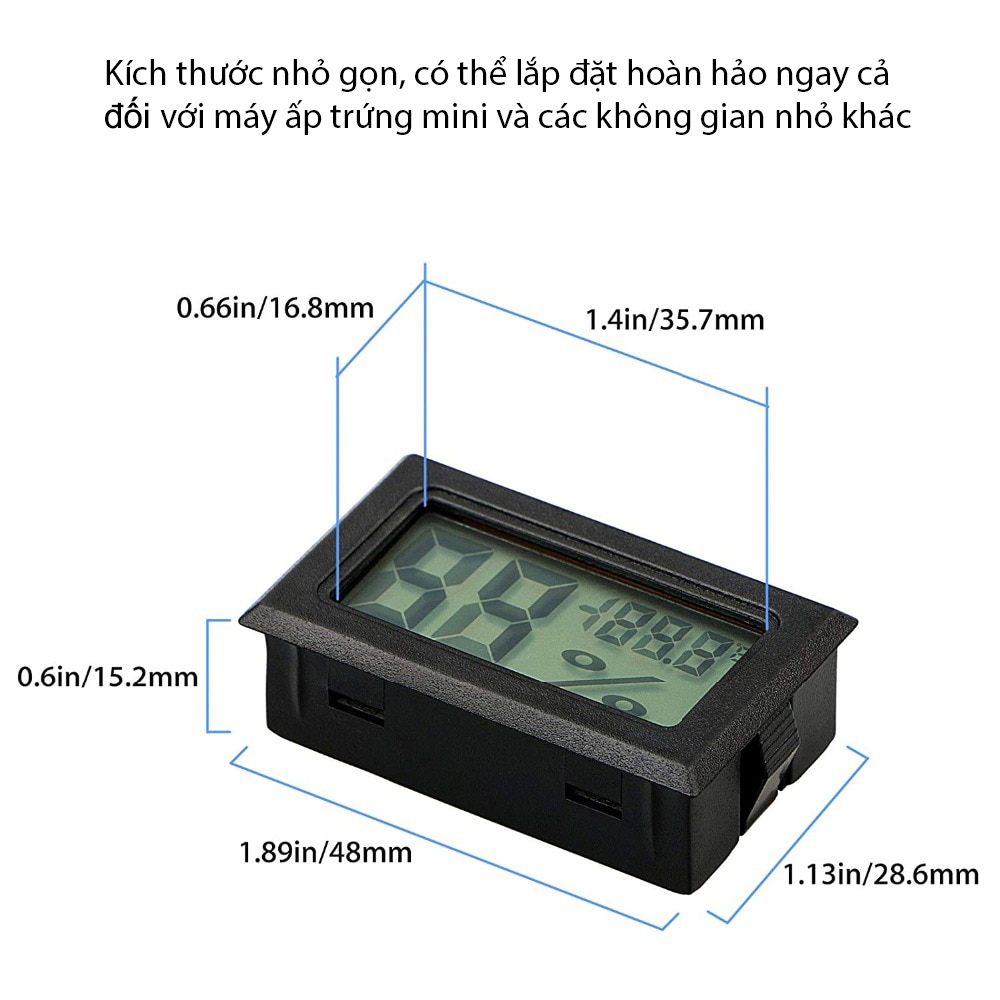 Đồng hồ đo nhiệt độ độ ẩm mini HY-11