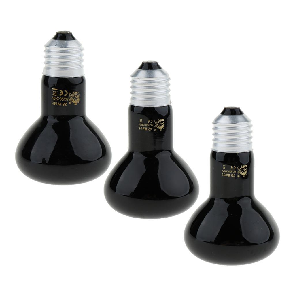 E27 Pet Reptile Breeding Infrared Ceramic Heater Light Lamp Bulb