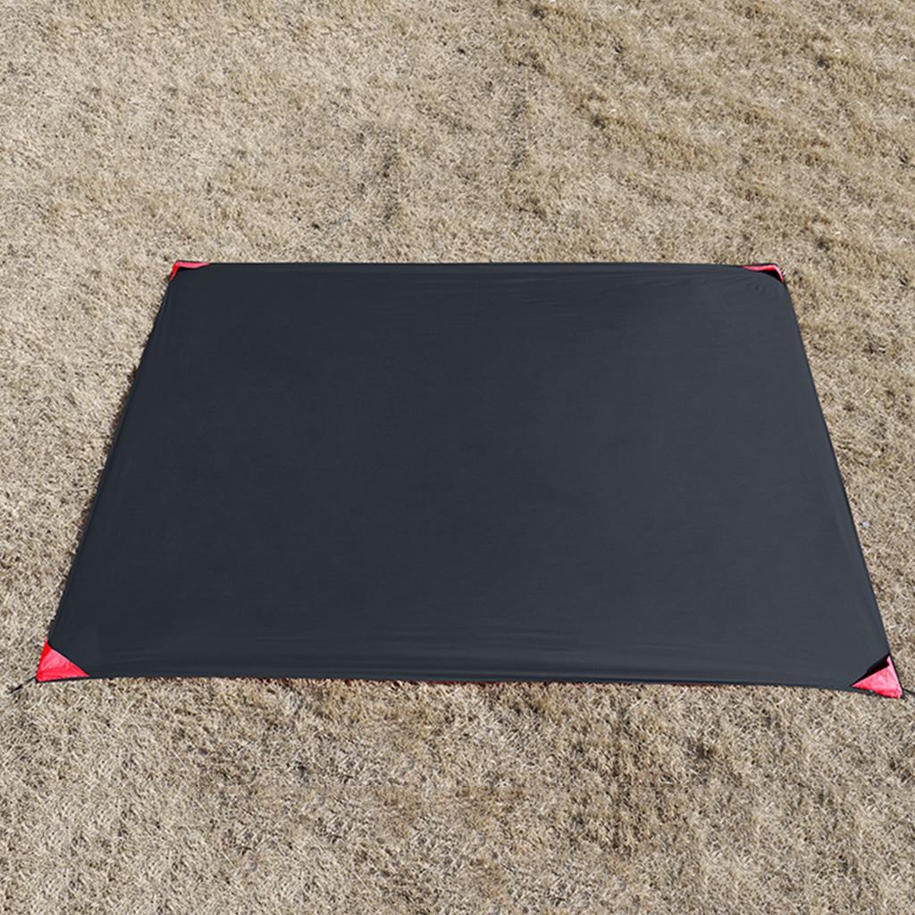 Portable Picnic Mat Pocket Beach Blanket Tent Ground Sheet With Ground Nail for The Beach, Hiking, Travel, Camping