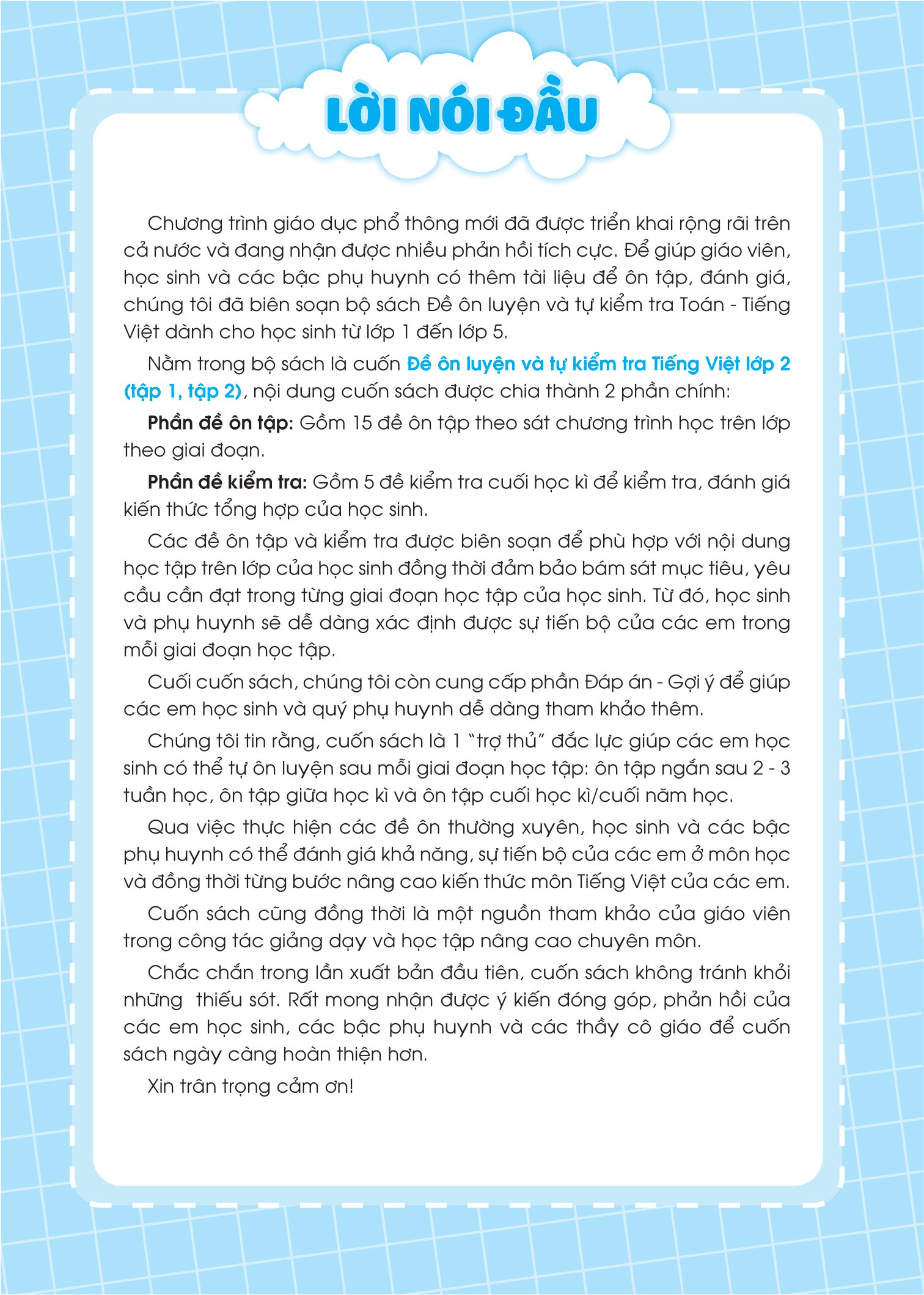 Đề Ôn Luyện Và Tự Kiểm Tra Tiếng Việt Lớp 2 (MGB)