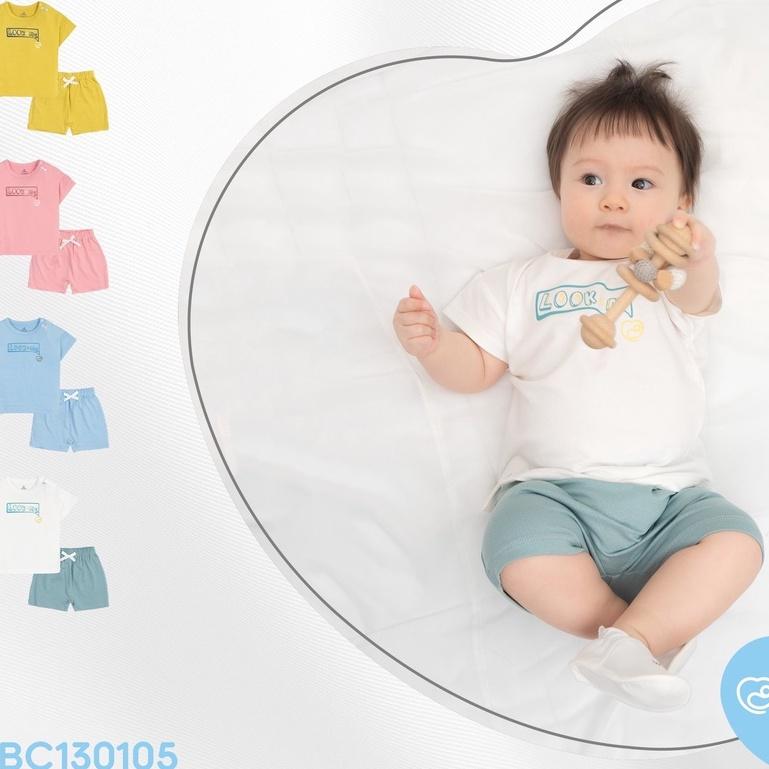 Bộ cộc tay sợi tre cotton Bu baby 6m - 4Y