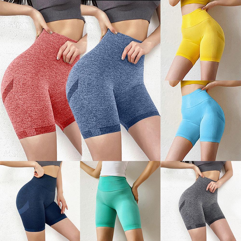 Quần tập gym nữ lửng lưng cao, quần yoga lửng tôn dáng