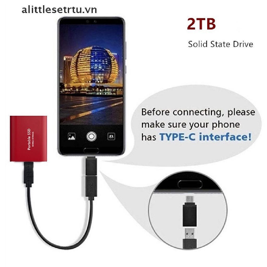 Ổ Cứng Di Động SSD Cổng Usb 3.1 Kích Thước Nhỏ Gọn 4TB / 2TB / 1Tb