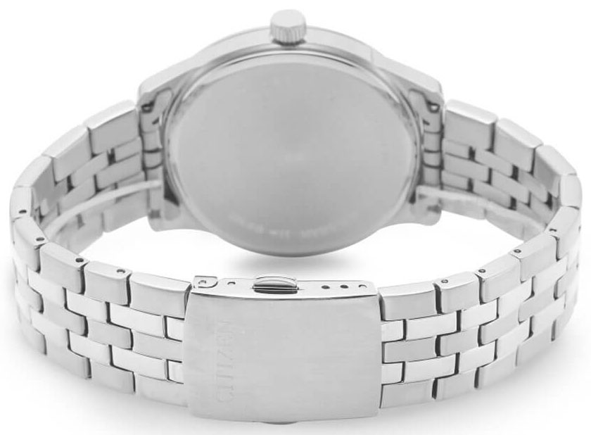 Đồng Hồ Nam Citizen Pin BI1050-81A - Dây Kim Loại - Kính Khoáng - Mặt Trắng
