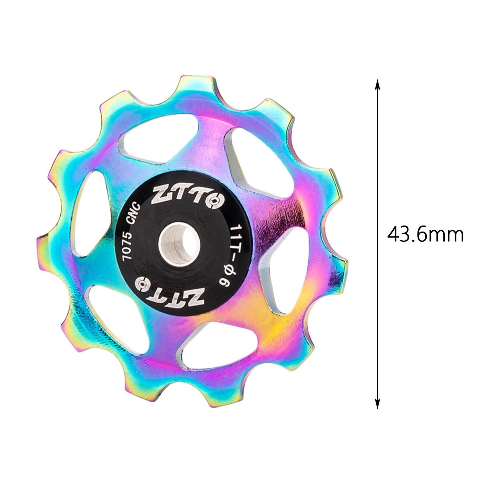 Bike Rear Derailleur Pulley Jockey Wheel Aluminum Alloy Ultralight Universal Bike Accessories Parts BMX Components Road Bike Pulleys Bearing