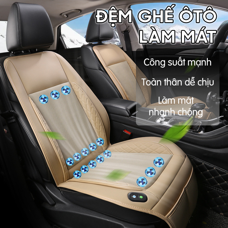 Đệm ghế thông gió ô tô mùa hè, ít tiếng ồn, tiêu thụ năng lượng thấp - D1643