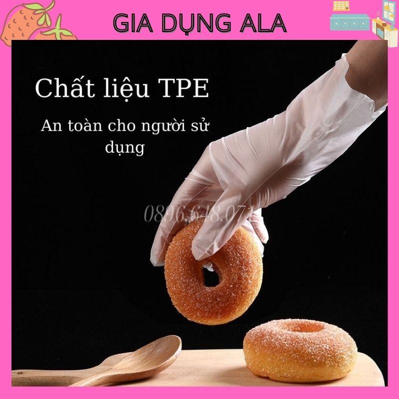 Găng Tay Siêu Dai Làm Bếp Nấu Ăn TPE Đa Năng , Gang Tay Kiêm Bao Tay Làm Bánh