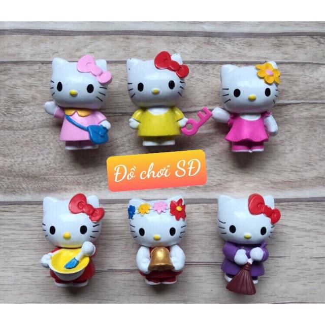 Mô hình kitty - bộ 6 con