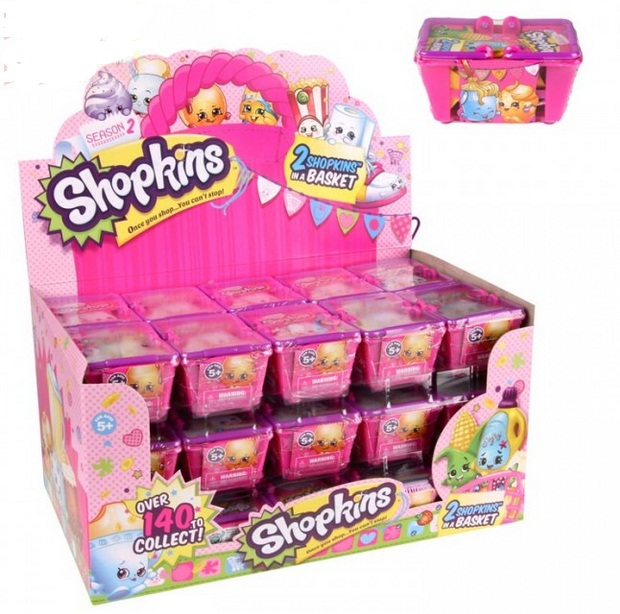 Set 2 mẫu shopkins season 2 trong giỏ siêu thị