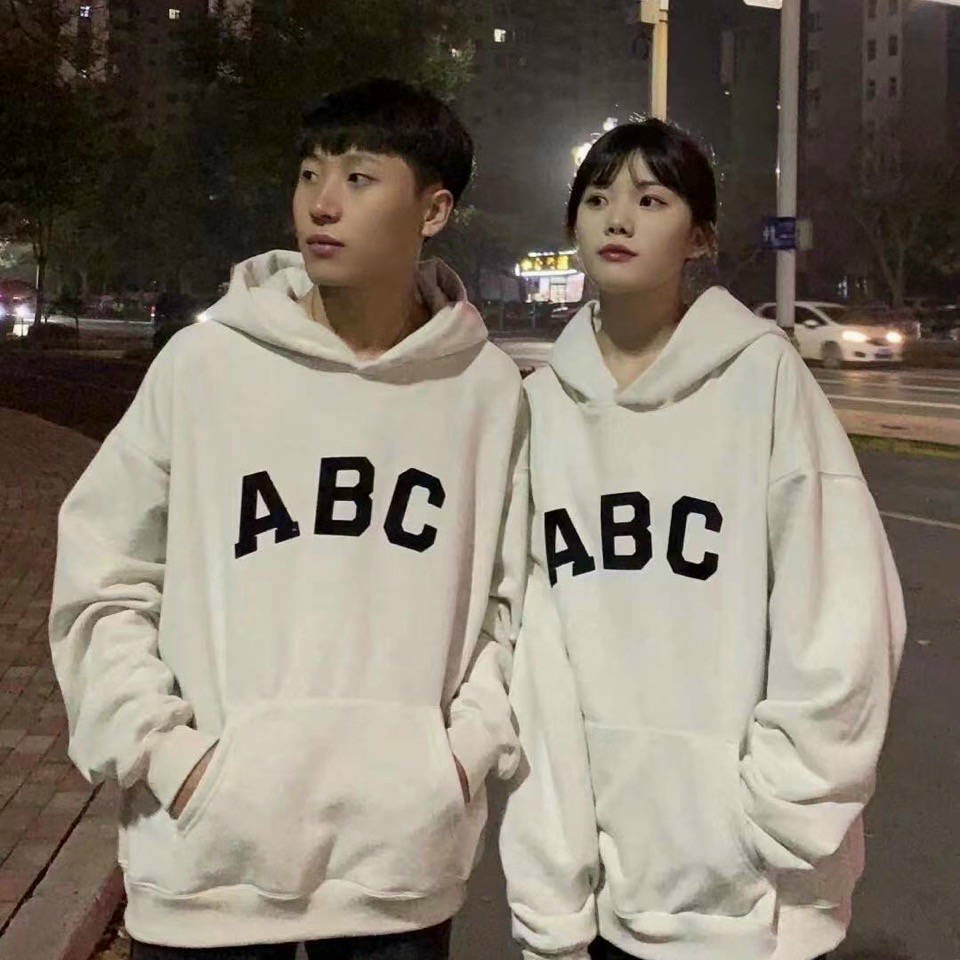 Áo khoác Hoodie Nam Nữ Hoodie Basic Unisex Nỉ From Rộng in chữ ABC