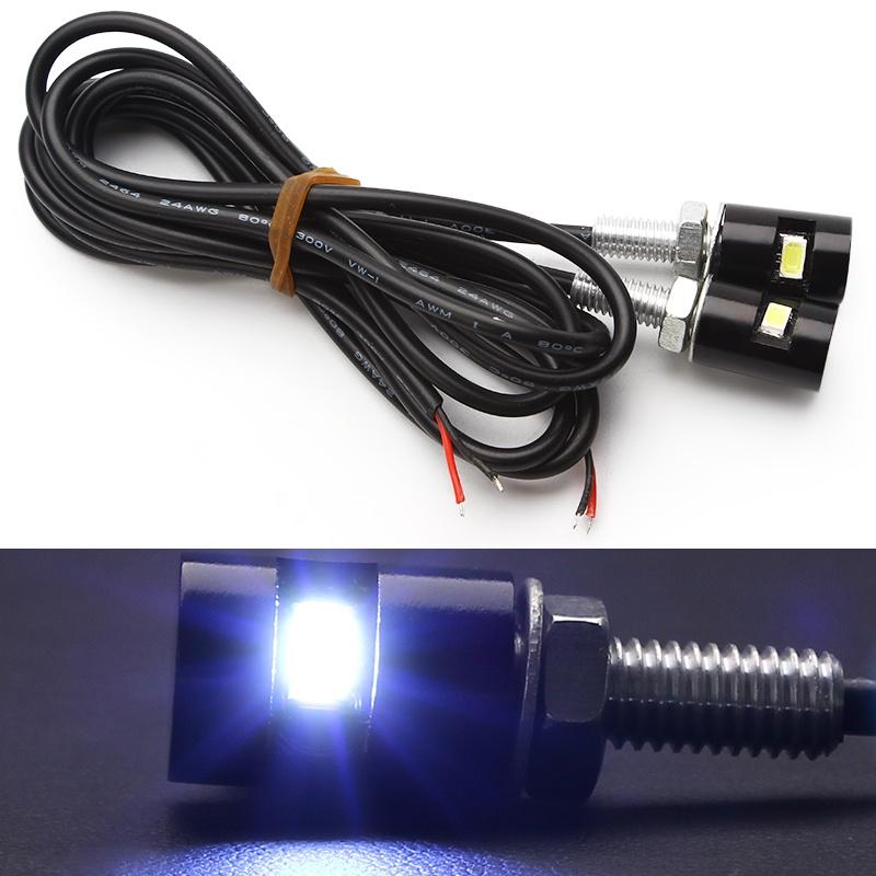 Bộ 2 đèn LED trắng gắn biển số xe hơi 12V SMD 5630 2016