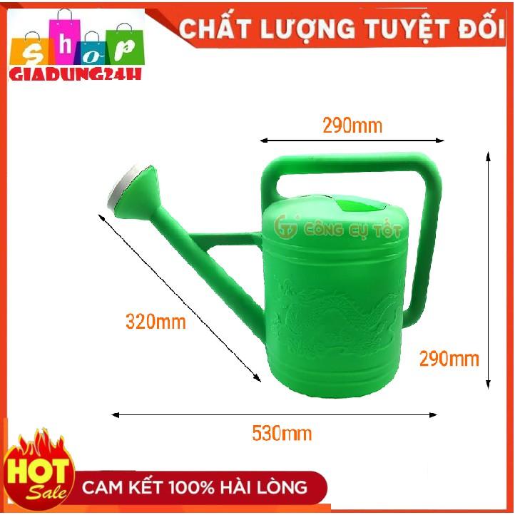 Ô doa nhựa cổ cao/Bình nhựa cổ thấp cổ cao tưới cây 8Lít-10 lít