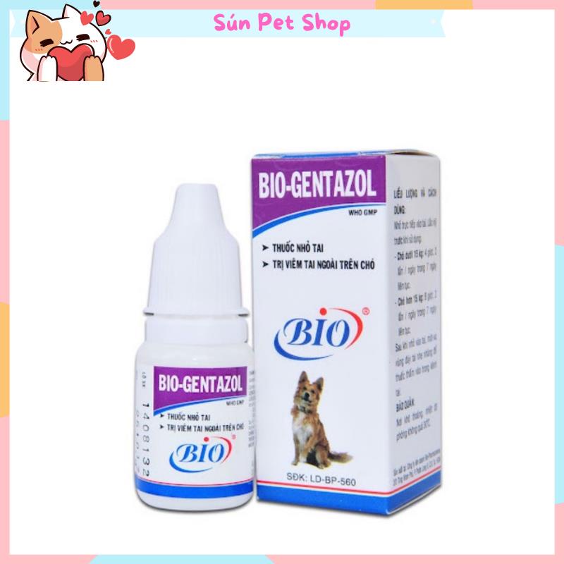 Lọ nhỏ tai Bio-Gentazol cho chó mèo 10ml