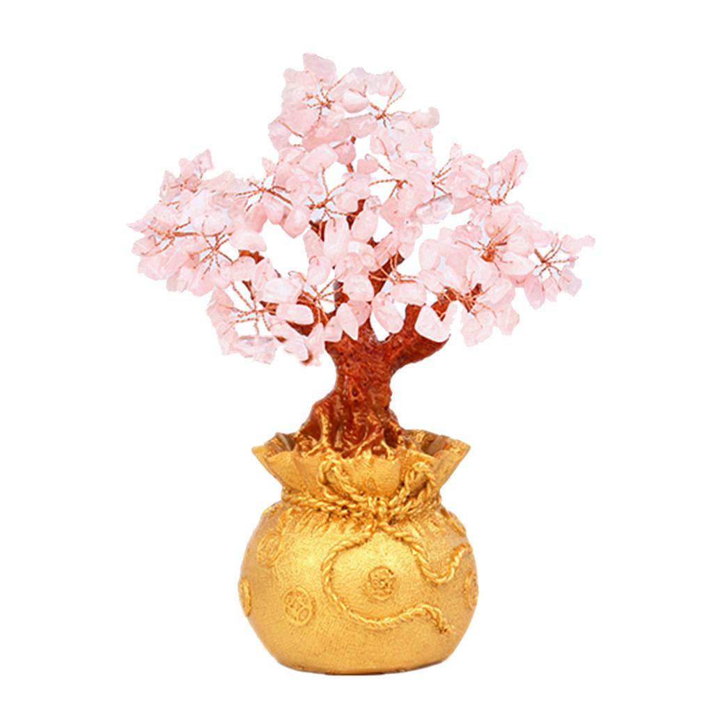 Cây Pha Lê Mini Tiền Theo Phong Cách Bonsai Phong Thủy Mang Lại Sự May Mắn