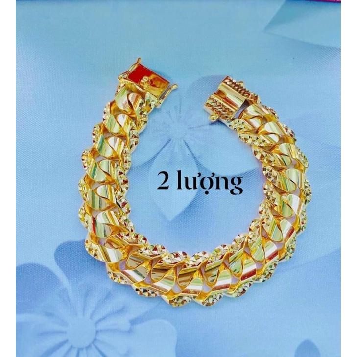 Lắc lật dũa khoá hộp khắc ký hiệu mạ vàng 18k chuẩn LD130