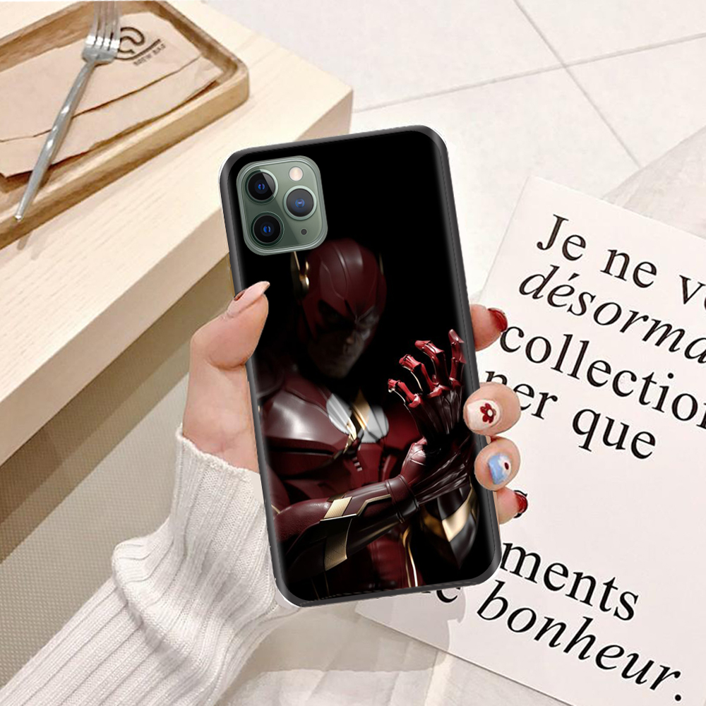 Ốp lưng điện thoại iPhone 11 Pro Max viền silicon dẻo TPU  hình Siêu Anh Hùng - Hàng chính hãng
