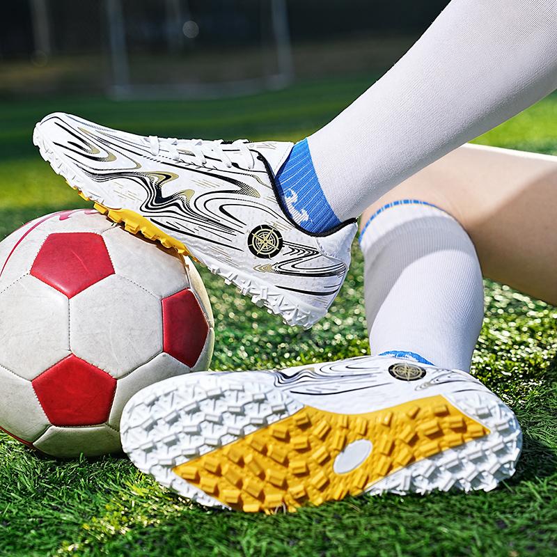 LSYAAAAA Giày thể thao nam Giày bóng đá Giày thể thao dành cho người lớn Giày bóng đá đào tạo cỏ Giày thể thao ngoài trời bền chuyên nghiệp Futsal