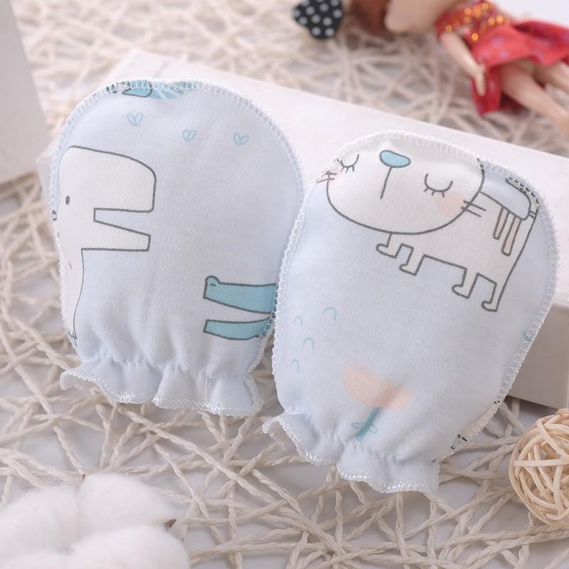 Găng Tay Cho Bé Bao Tay Chống Cào Xước Cho Trẻ Sơ Sinh Chất Cotton