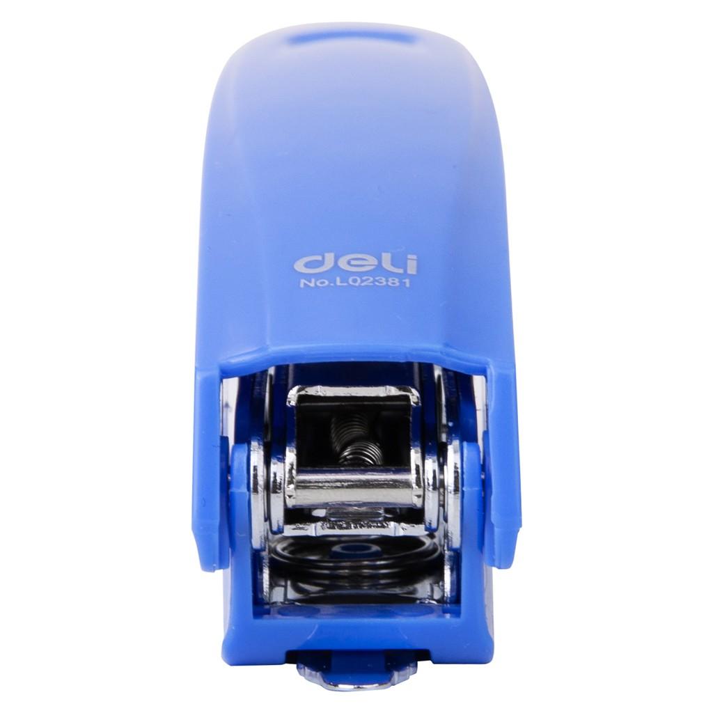 Dập ghim kèm ghim Deli - Đạn ghim số #10 - Xanh dương, xanh lá, xám - /vỉ - W02381