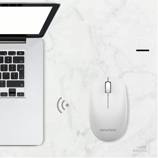 Chuột máy tính không dây Newmen F600S , Black.NEW V1 - Hàng chính hãng