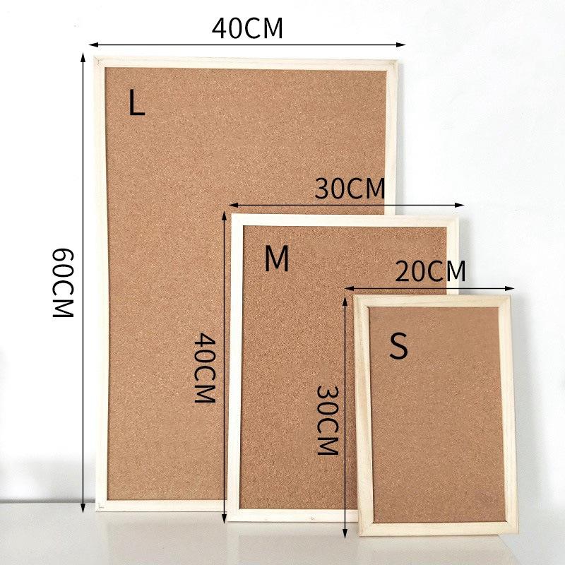 Bảng gỗ treo tường dán tranh ảnh/ghi chú đơn giản tiện dụng