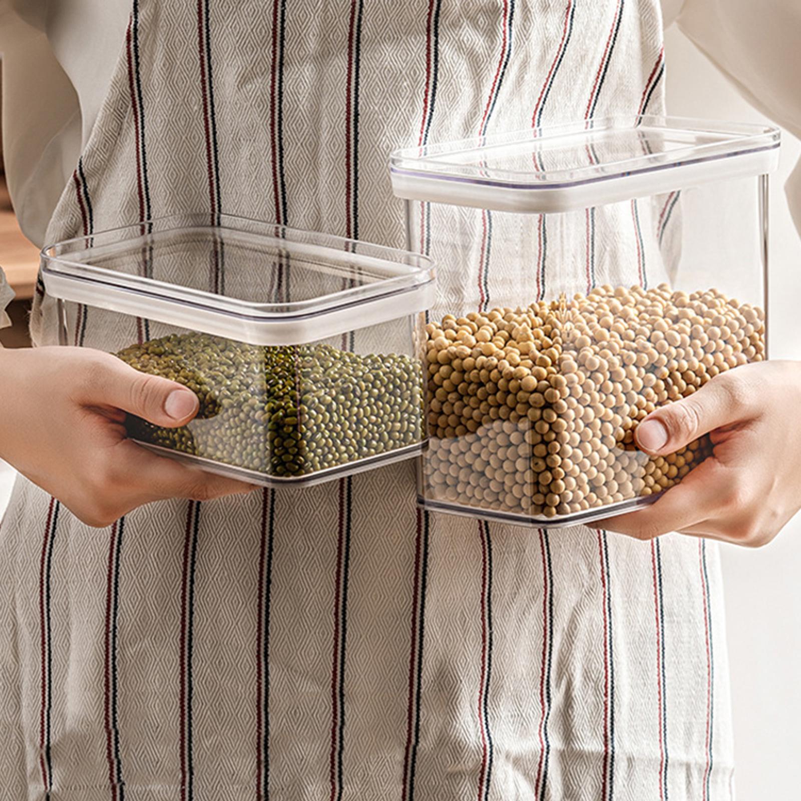 Food Storage Container Kitchen Food Canisters for Cereal Nuts Snack