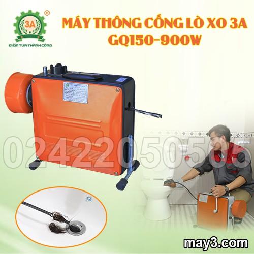 Máy thông cống lò xo 3A GQ150-900W