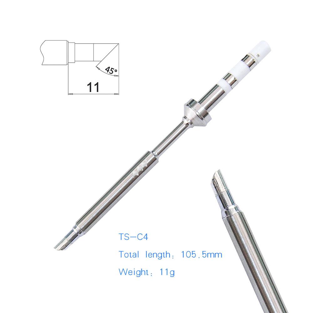 Mini TS100 TS101 Mini Kỹ Thuật Số Mỏ Hàn Bit Thép Đầu Hàn Lắp Đặt Dễ Dàng Đầu Thay Thế 7 Loại Tùy Chọn