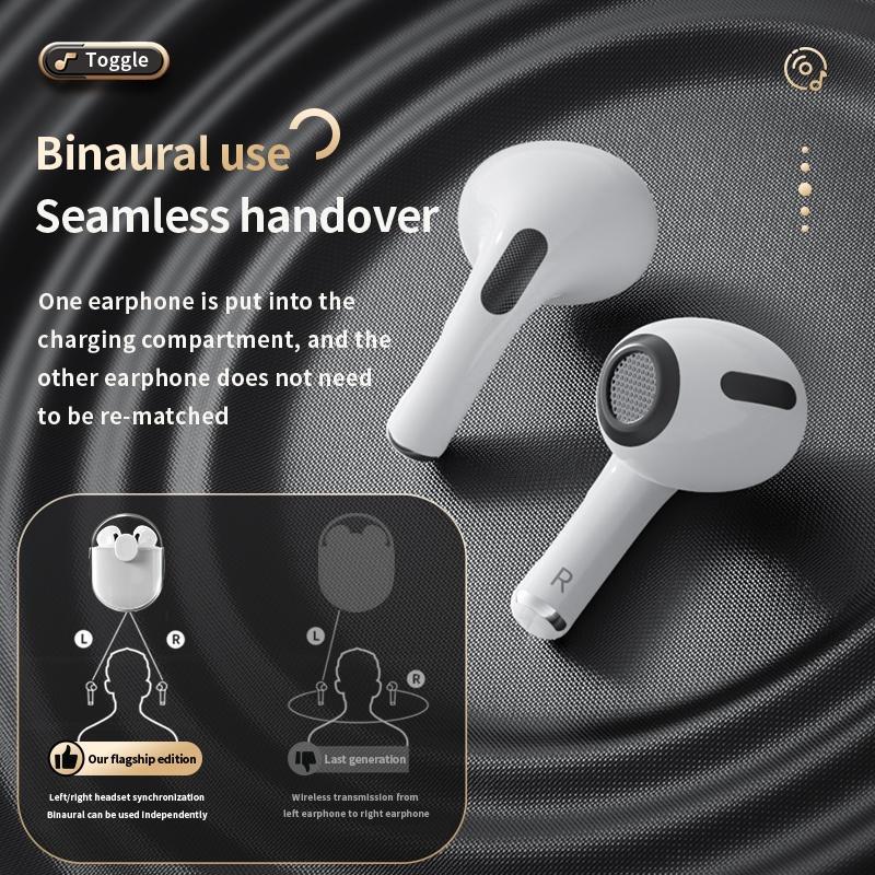 Tai Nghe Bluetooth Không Dây Âm Thanh Siêu Trầm Type-c Có Micro Và Hộp Sạc