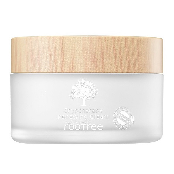 Kem dưỡng ẩm, làm dịu và cải thiện làn da xỉn màu Rootree Cryptherapy Renewing Cream 50g